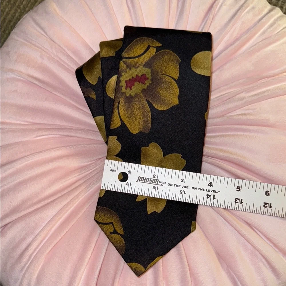 LANDS’ END Direct Merchant Men’s Necktie - 100% Silk Men's Tie - EUC - Picture 3 of 7